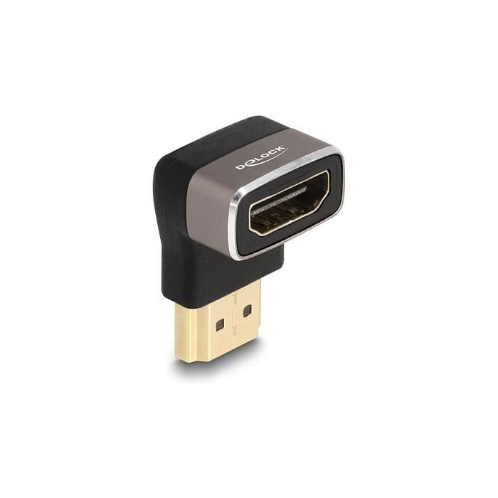 DeLOCK Adaptador HDMI Macho a Hembra 90° Acodado Hacia Arriba, 8K 60 Hz, Gris Metal 0 DeLOCK Adaptador HDMI Macho a Hembra 90° Acodado Hacia Arriba, 8K 60 Hz, Gris Metal 0