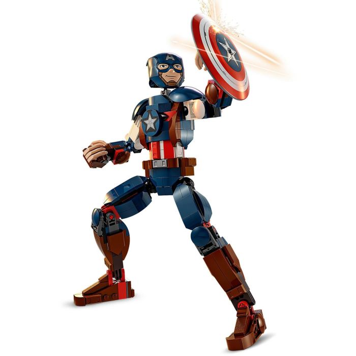 LEGO Capitán América Marvel Super Heroes Figura para Construir 310 Piezas 3 LEGO Capitán América Marvel Super Heroes Figura para Construir 310 Piezas 3