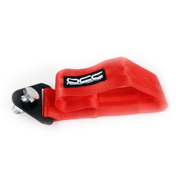 OCC Motorsport Cinta de Remolque Roja OCCRC013 de Nylon para Coche hasta 3000kg 1