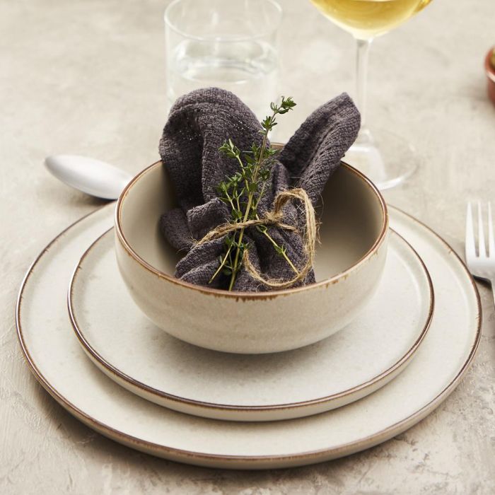 Day Plato Llano Natural Diámetro 26,5 cm con Esmaltado Reactivo Único 1