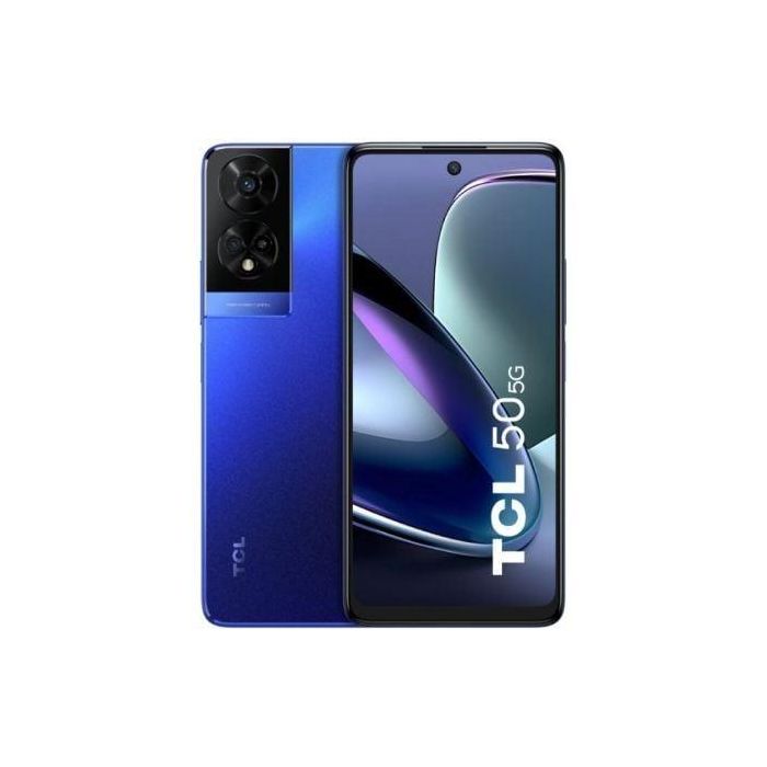 Smartphone TCL 50 5G 4 GB RAM 128 GB Azul 6,56" ARM Cortex-A55 Mediatek Dimensity 6100+ Smartphone TCL 50 5G 4 GB RAM 128 GB Azul 6,56" ARM Cortex-A55 Mediatek Dimensity 6100+