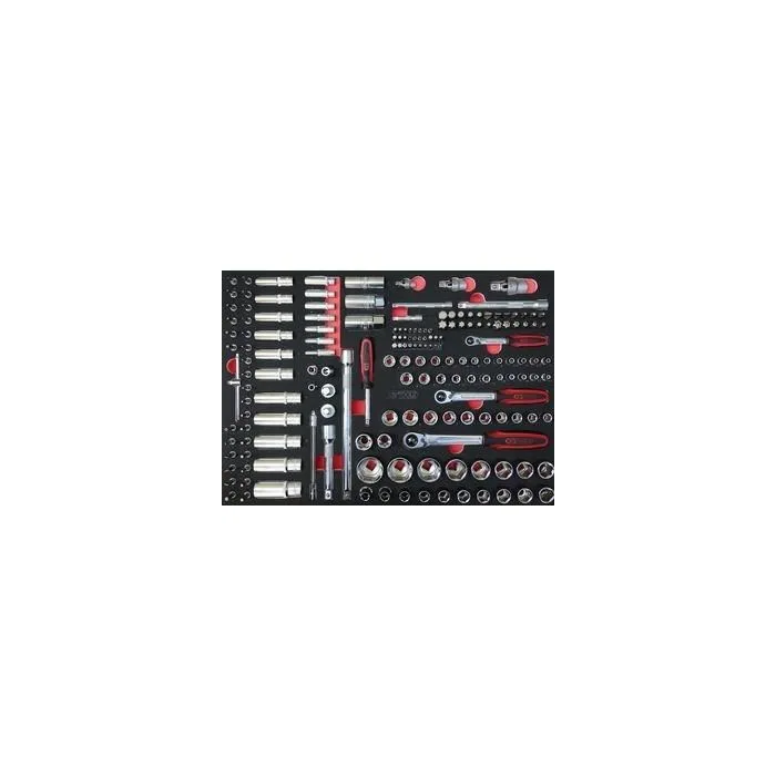 KS Tools Módulo de llaves de vaso y accesorios 711.1011 1/4'' - 3/8'' - 1/2'', 175 piezas 0 KS Tools Módulo de llaves de vaso y accesorios 711.1011 1/4'' - 3/8'' - 1/2'', 175 piezas 0