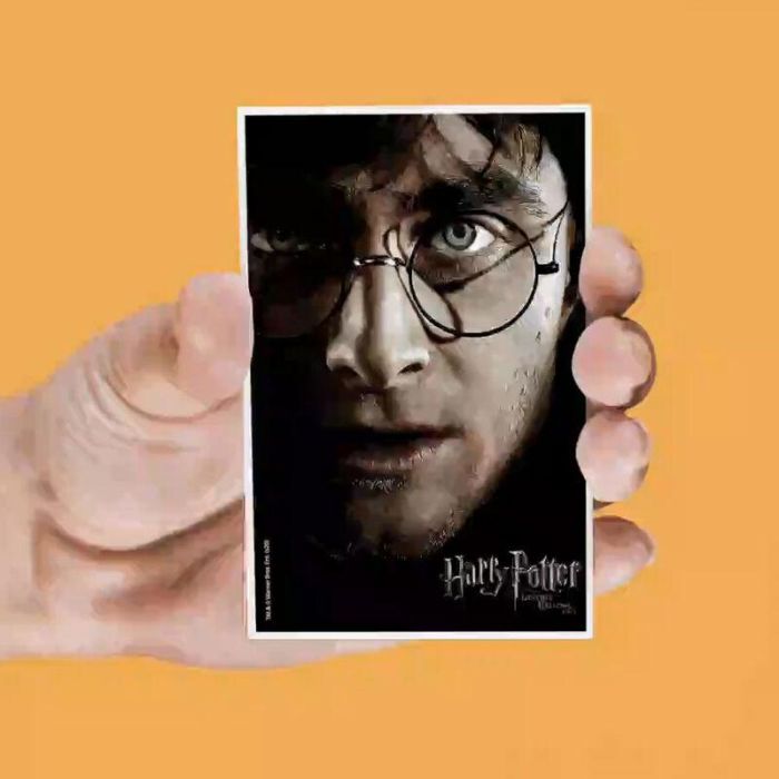 Set 4 imanes lenticulares Harry Potter surtido 1