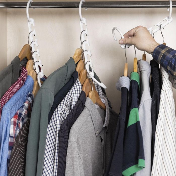 Organizador de Perchas para 40 Prendas Plusrobe InnovaGoods 24 Piezas