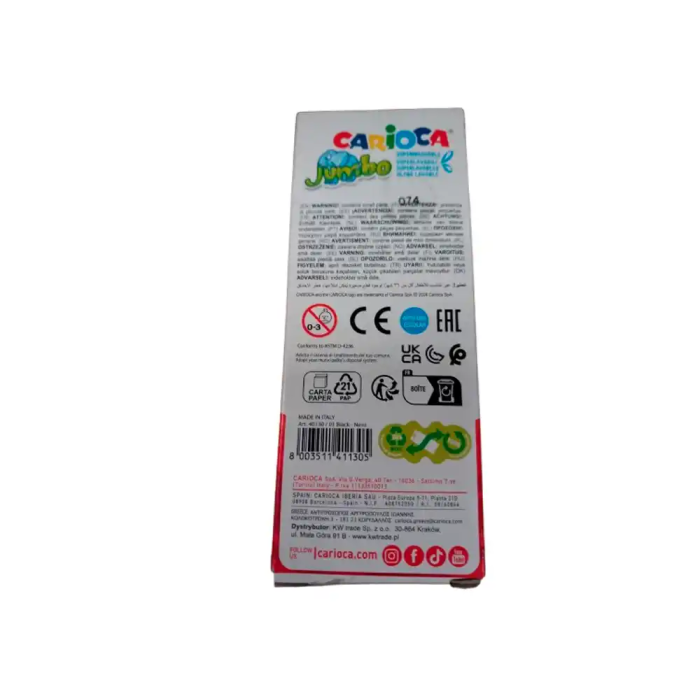 Rotulador Fibra Carioca Jumbo Negro 1