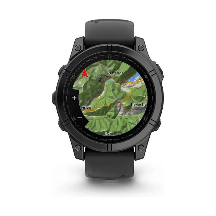 Garmin Reloj Inteligente Fenix E (47mm) Negro / Gris Pizarra AMOLED Pantalla Táctil GPS Resistente al Agua 2