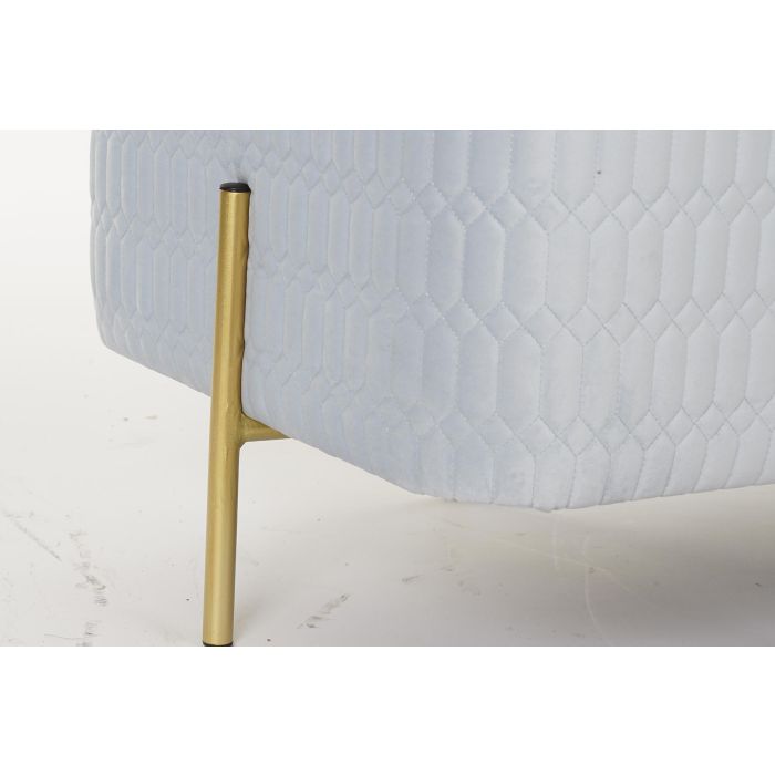 Descalzadora Sixties DKD Home Decor Azul Celeste Dorado 46.5 x 42 x 91 cm 2 Descalzadora Sixties DKD Home Decor Azul Celeste Dorado 46.5 x 42 x 91 cm 2