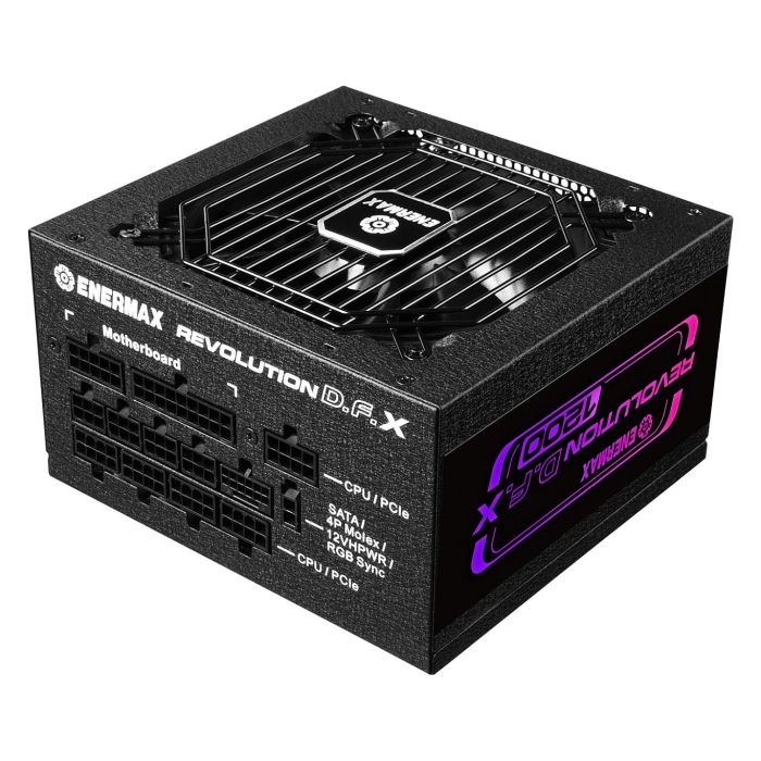 Enermax Revolution D.F.X ERT850EWT Fuente de Alimentación 850W 80+ Gold Kabelmanagement ATX 3.0 Modular 3