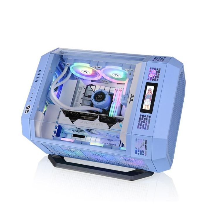 Thermaltake AC-076-ONFNAN-A1 Kit de conversión de torre a rack para carcasa de PC Midi Tower Negro y Azul 5