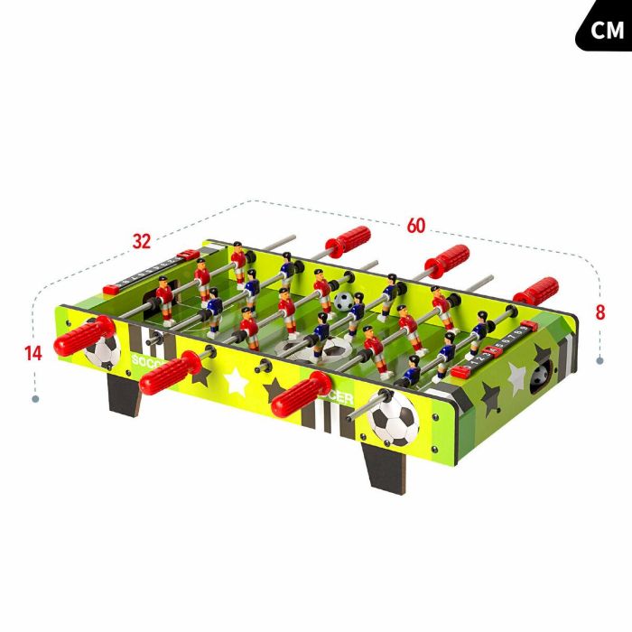 Futbolín Colorbaby 60 x 14 x 32 cm (2 Unidades) 3 Futbolín Colorbaby 60 x 14 x 32 cm (2 Unidades) 3