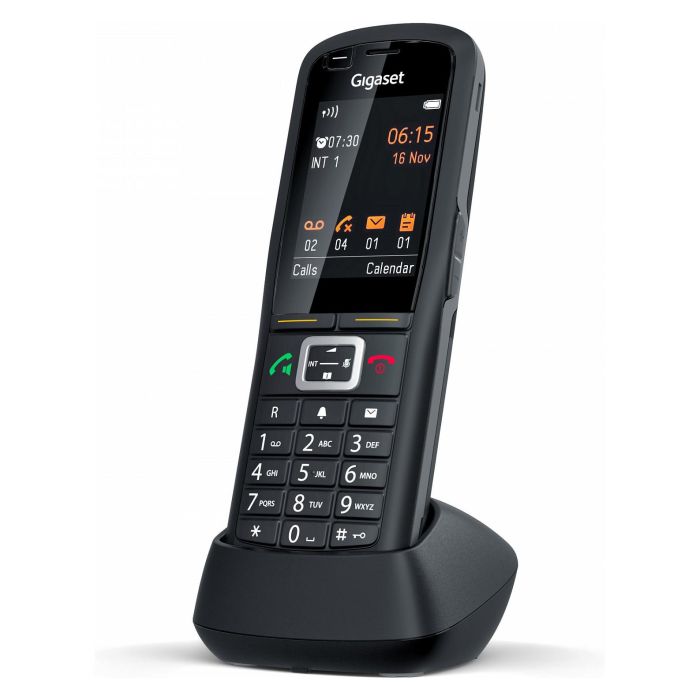 Gigaset R700H Pro Teléfono DECT Inalámbrico Terminal Resistente Pantalla 2.4" Negro