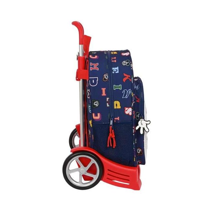 Mochila Escolar con Ruedas Mickey Mouse Clubhouse Only one Azul marino 33 x 42 x 14 cm 2 Mochila Escolar con Ruedas Mickey Mouse Clubhouse Only one Azul marino 33 x 42 x 14 cm 2