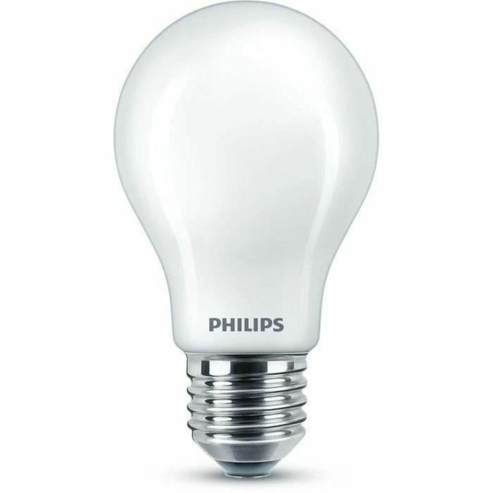 Philips Bombilla LED Equivalente 60W E27 Blanco cálido No regulable, Plástico