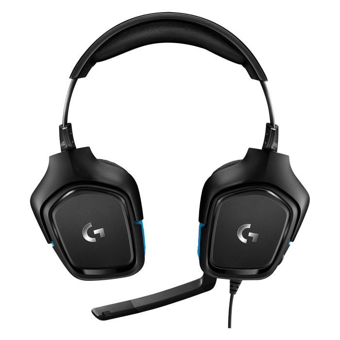 Logitech G432 Auriculares Gaming USB 2.0 Jack 3.5 Micrófono Negros DTS Headphone:X 2.0 7.1 Surround Sound 3