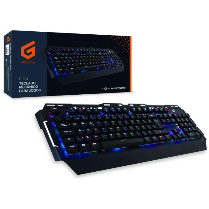 CONCEPTRONIC Gaming Tasta.. RGB. PT. Blue Switche portugies. 1 CONCEPTRONIC Gaming Tasta.. RGB. PT. Blue Switche portugies. 1