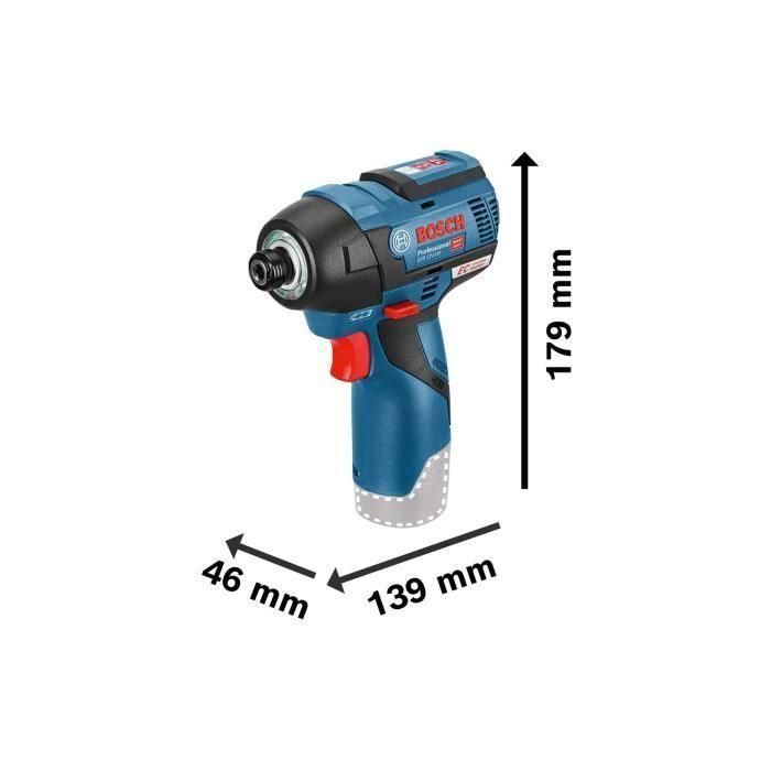Bosch Professional GDR 12V-110 atornillador de impacto + 2 baterías 3.0Ah en L-BOXX - 06019E0005 1 Bosch Professional GDR 12V-110 atornillador de impacto + 2 baterías 3.0Ah en L-BOXX - 06019E0005 1