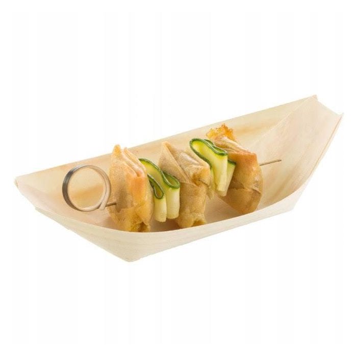 Set de 4 barquillas de madera Algon 23 cm (24 Cajas) 5 Set de 4 barquillas de madera Algon 23 cm (24 Cajas) 5
