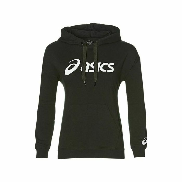 Sudadera con Capucha Mujer Asics Big Negro 0 Sudadera con Capucha Mujer Asics Big Negro 0