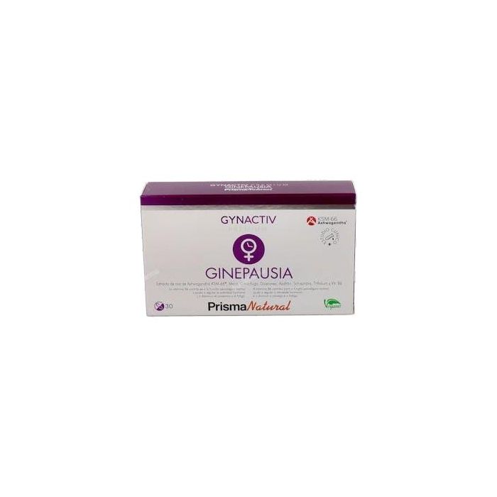 PRISMA NATURAL Gynactiv Ginepausia 30 Cápsulas - Complemento para la Menopausia con Vitaminas y Extractos de Plantas PRISMA NATURAL Gynactiv Ginepausia 30 Cápsulas - Complemento para la Menopausia con Vitaminas y Extractos de Plantas