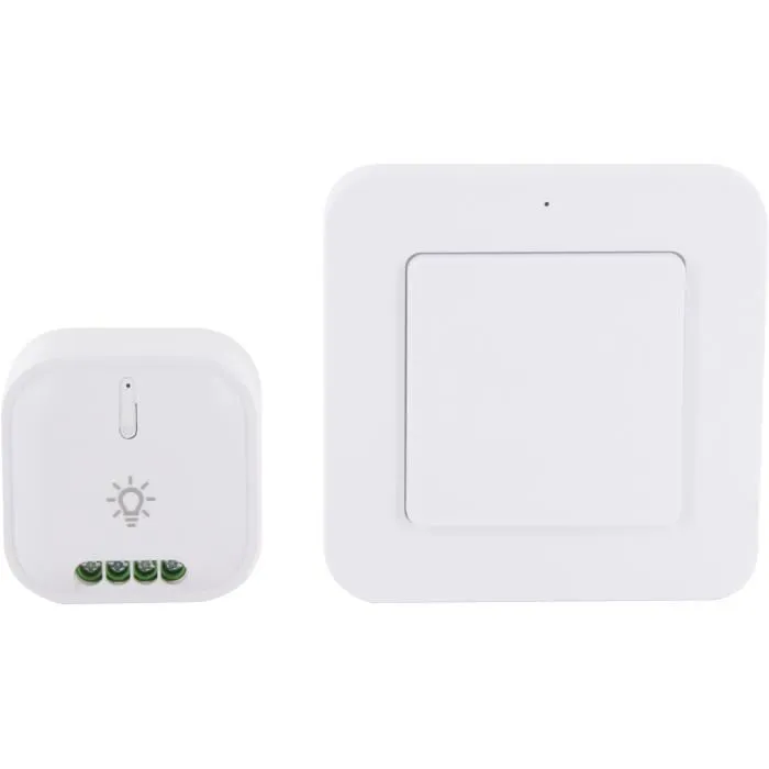 Dio Connected Home 54736 Interruptor Inalámbrico + Módulo de Iluminación On/Off Blanco 1000 W 1