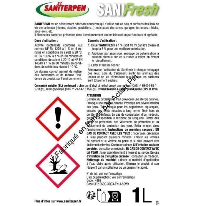 SANITERPEN - Sanifresh - 1L 1