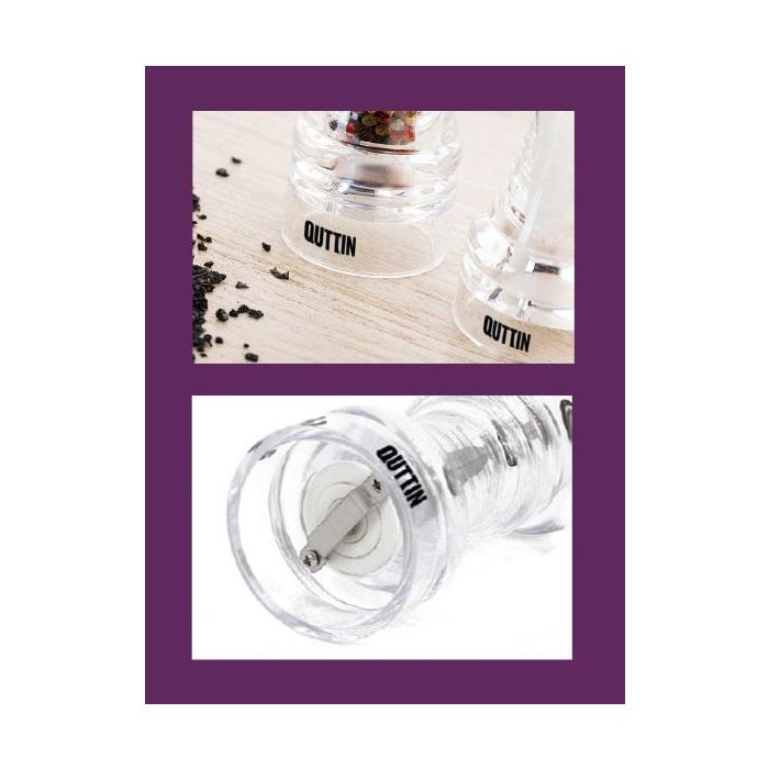 Quttin Molinillo Pimienta Acrílico 14 cm 9