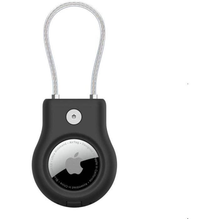 Belkin Secure Holder mit Drahtschlaufe Apple AirTag. schwarz 1 Belkin Secure Holder mit Drahtschlaufe Apple AirTag. schwarz 1