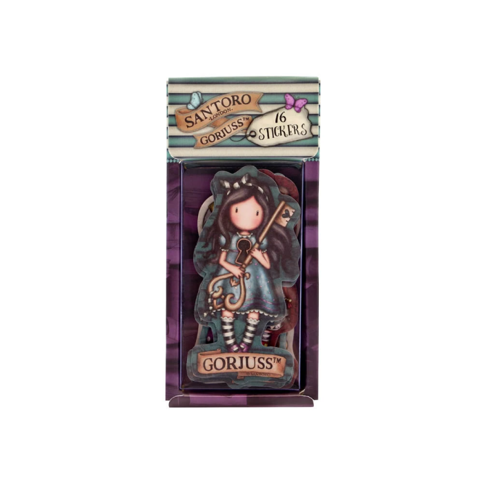 Safta Pegatinas Gorjuss Through The Looking Glass Expositor 18 Cajas de 16 Unidades 190x100x197 mm 2