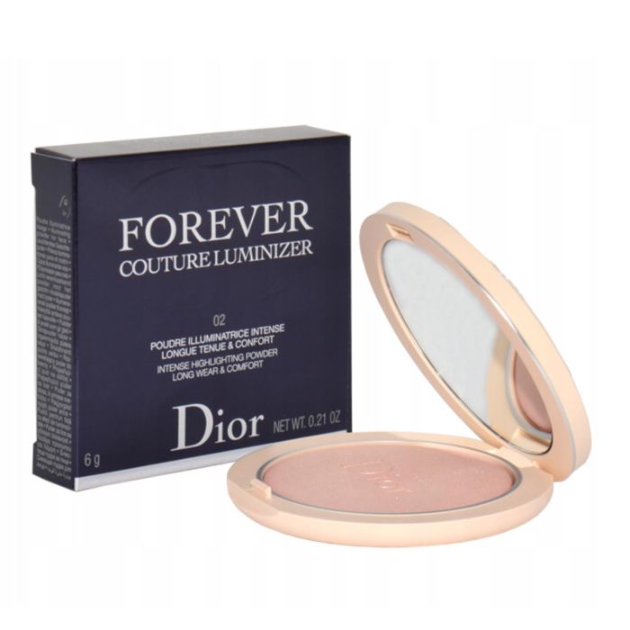Dior Forever Couture Luminizer Polvos Compactos Iluminadores – Tono 02 Pink Glow para Mujer