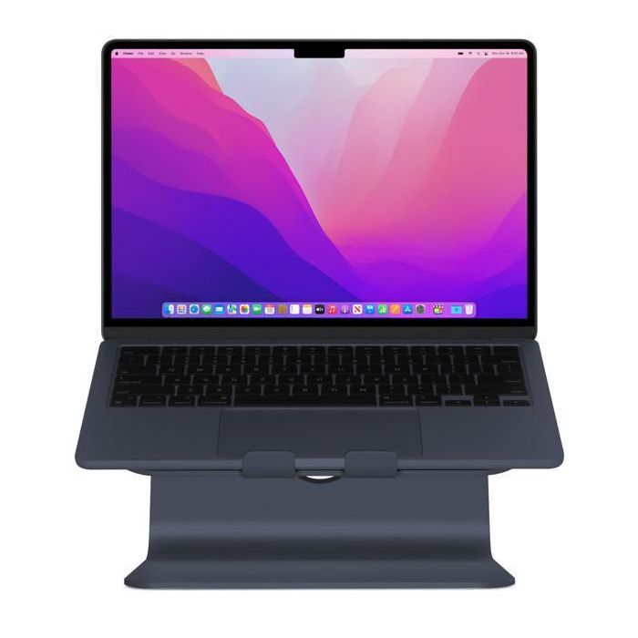Rain Design mStand Soporte Ergonómico de Aluminio para Portátil con Disipador de Calor y Gestión de Cables, Midnight para MacBook y PC 2 Rain Design mStand Soporte Ergonómico de Aluminio para Portátil con Disipador de Calor y Gestión de Cables, Midnight para MacBook y PC 2