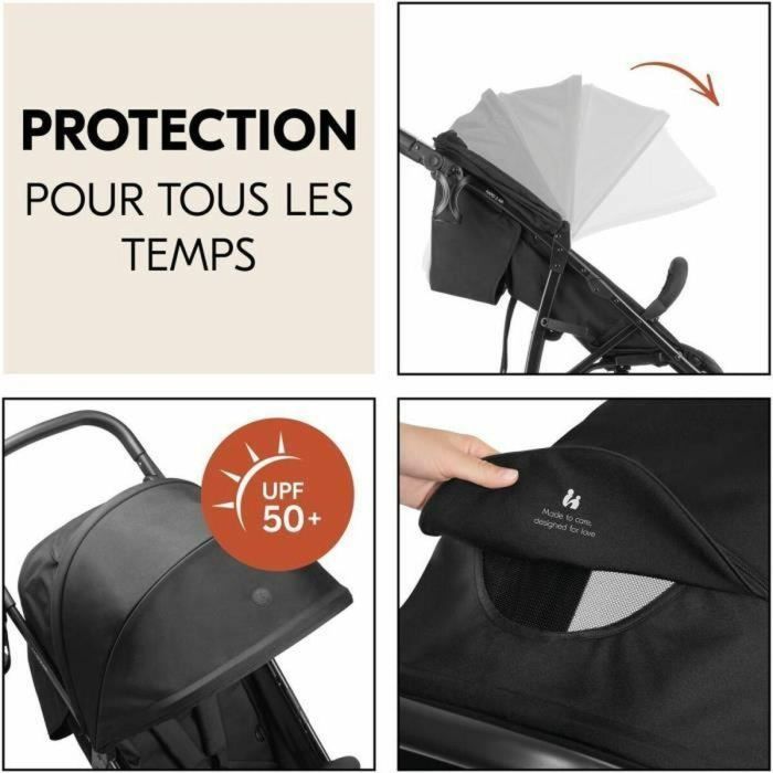 Carro de Paseo para Bebé Hauck Negro 2