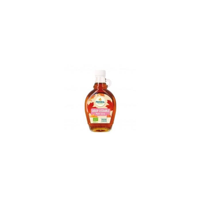 Primeal Sirope de Arce Grado C Bio 250ml puro, sabor delicado, ideal para endulzar postres y tratamiento depurativo