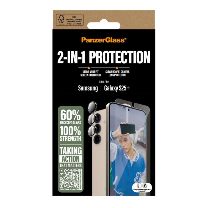 Protector de Pantalla para Móvil PanzerGlass Galaxy S25 Plus 1 Protector de Pantalla para Móvil PanzerGlass Galaxy S25 Plus 1