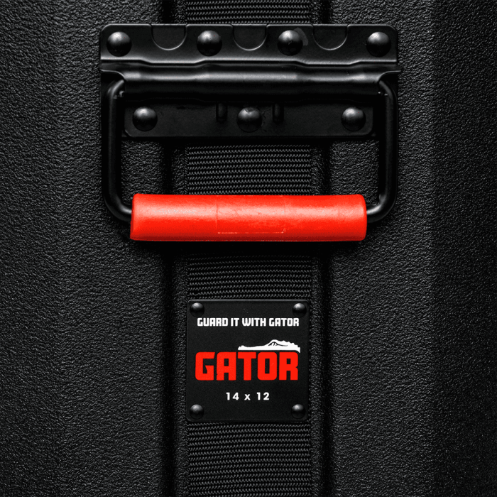 Gator Estuche para Tom Base 14" x 12" Gator con Interior de Terciopelo 3