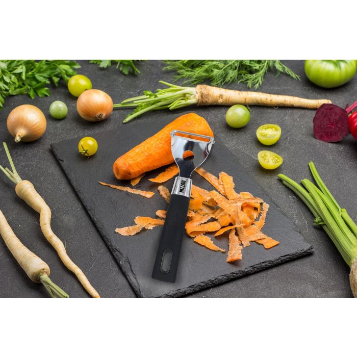 Quttin Pelador Giratorio Ss Foodie, 19x5.5 cm, 1 mm de grosor (18 Unidades) 4 Quttin Pelador Giratorio Ss Foodie, 19x5.5 cm, 1 mm de grosor (18 Unidades) 4