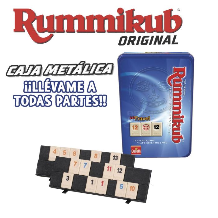 Bizak 64550105 Rummikub Caja Metálica - Juego de Mesa para +6 años 3 Bizak 64550105 Rummikub Caja Metálica - Juego de Mesa para +6 años 3