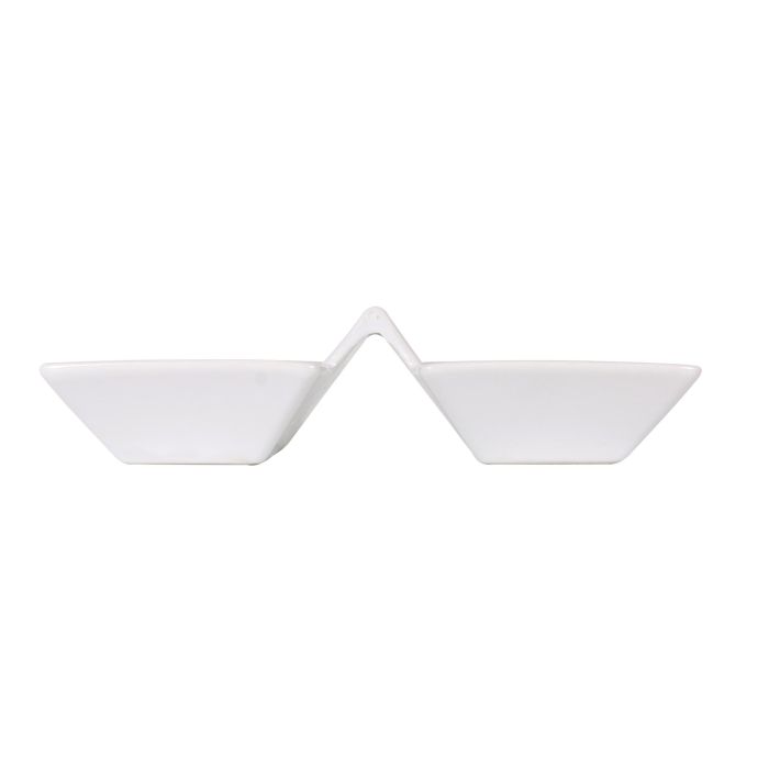 La Mediterranea Bol Doble Blanco 24.3 x 12.5 x 6 cm Yummy M (12 Unidades) 1