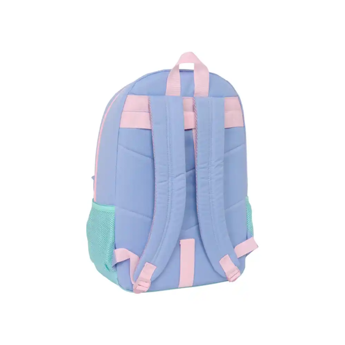 Mochila Escolar Munich Mellow Azul Rosa Celeste 30 x 46 x 14 cm 1