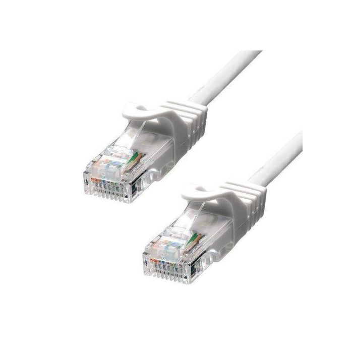 ProXtend CAT5e U/UTP Cable Ethernet de Cobre PVC Blanco 10m con Protección Anti-Enganches y Alivio de Tensión 0 ProXtend CAT5e U/UTP Cable Ethernet de Cobre PVC Blanco 10m con Protección Anti-Enganches y Alivio de Tensión 0
