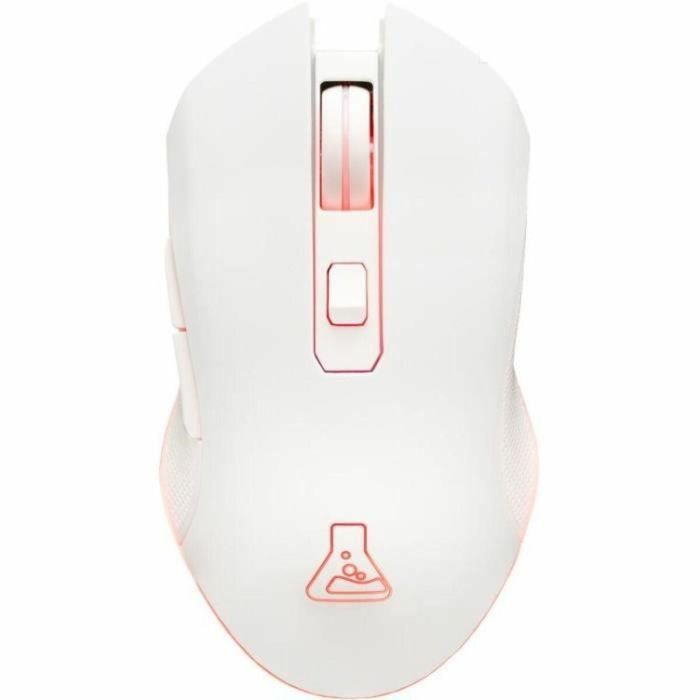 The G-Lab THE3760162067880 Ratón Inalámbrico para Juegos KULT HELIUM RGB 6400 DPI 6 Botones Blanco