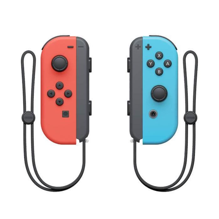Nintendo Joy-Con Controllers (Pair) Neon Blue & Red - Gamepad - Nintendo Joy-Con Controllers (Pair) Neon Blue & Red - Gamepad -