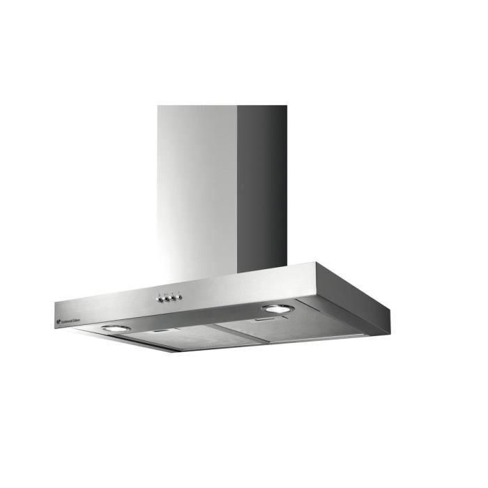 Continental Edison CEHD6058S Campana Decorativa de Acero Inoxidable 60 cm 0 Continental Edison CEHD6058S Campana Decorativa de Acero Inoxidable 60 cm 0