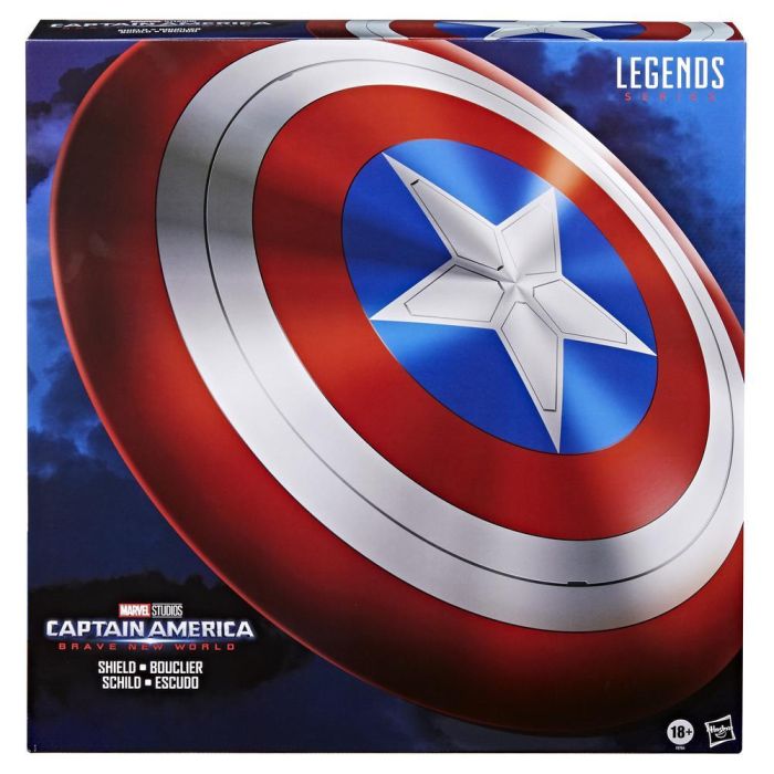 Hasbro F0764 Escudo Capitán América Réplica 1:1 Marvel Legends Premium 60 cm Coleccionable para Exhibición o Cosplay Adultos 2