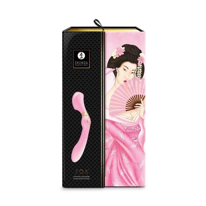 Vibrador Shunga Zoa Rosa claro 4