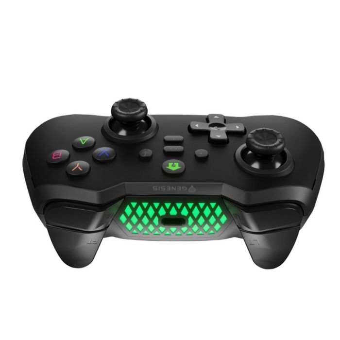 GENESIS Mangan 400 Gamepad Inalámbrico Bluetooth Negro con Joysticks Precisos, Vibración y 15h Autonomía para PC, Switch, Android, iOS, Mac 1 GENESIS Mangan 400 Gamepad Inalámbrico Bluetooth Negro con Joysticks Precisos, Vibración y 15h Autonomía para PC, Switch, Android, iOS, Mac 1