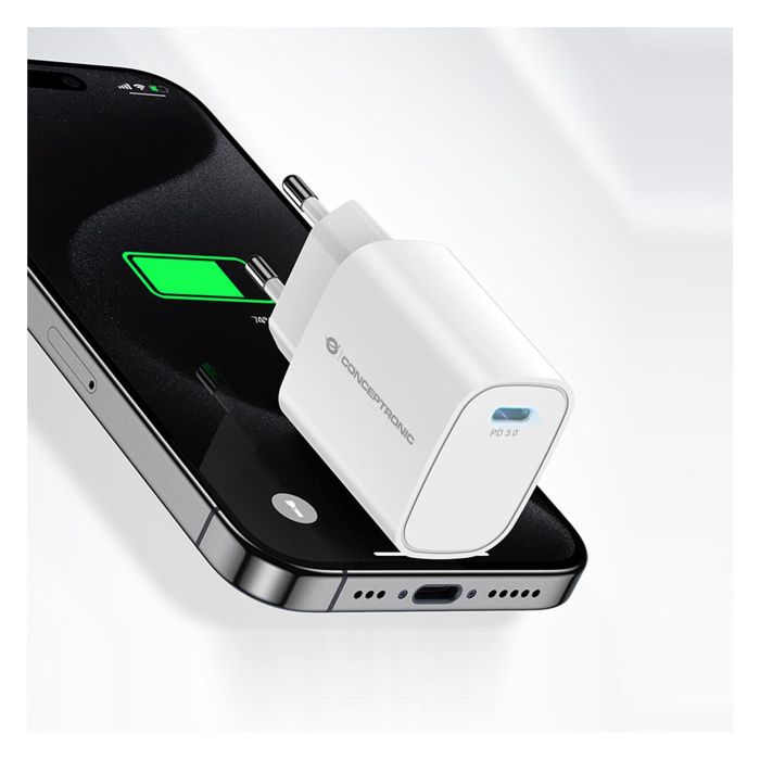 Conceptronic Cargador Pared Althea14W Blanco Interior Corriente Alterna Universal 14W 7