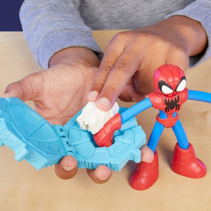 Play-Doh F9827 Set de Juego Spider-Man Marvel Lanza y Atrapa con Figuras Venom y Spider-Man, Incluye Caja Fuerte para Moldear 15 Play-Doh F9827 Set de Juego Spider-Man Marvel Lanza y Atrapa con Figuras Venom y Spider-Man, Incluye Caja Fuerte para Moldear 15
