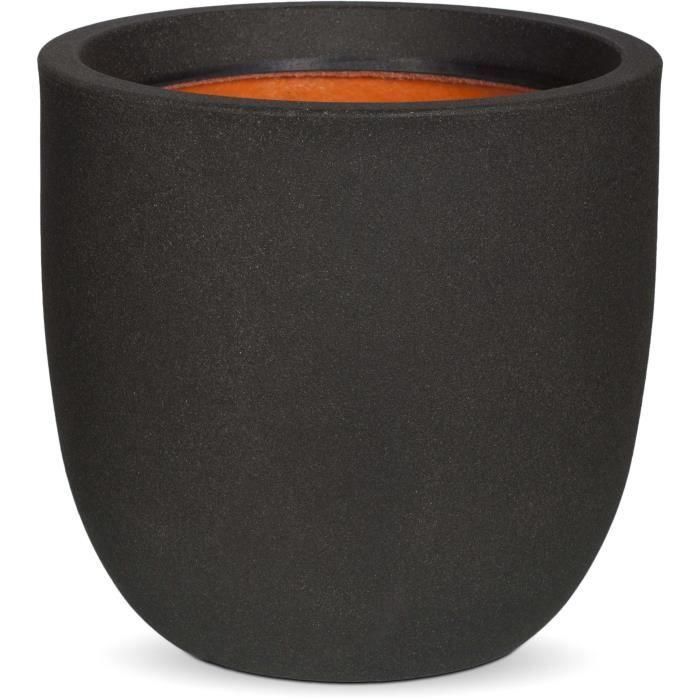 Maceta de bolas - CAPI EUROPE - SMOOTH NL - 35 x 34 cm - Negro Maceta de bolas - CAPI EUROPE - SMOOTH NL - 35 x 34 cm - Negro