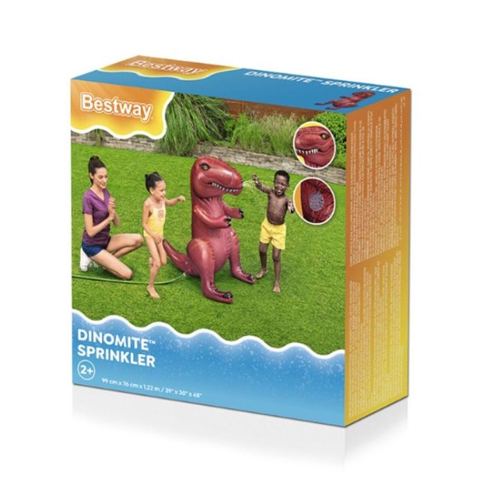 Bestway Aspersor Hinchable Dinosaurio 99x76x122 cm +3 Años Jardin 52294 1