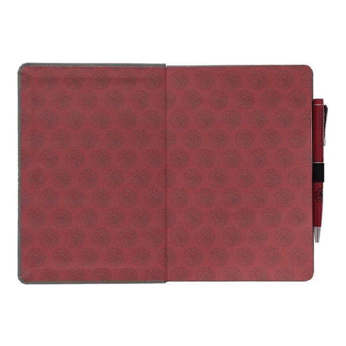 Cuaderno A5 premium + boligrafo Targaryen Juego de Tronos 2 Cuaderno A5 premium + boligrafo Targaryen Juego de Tronos 2